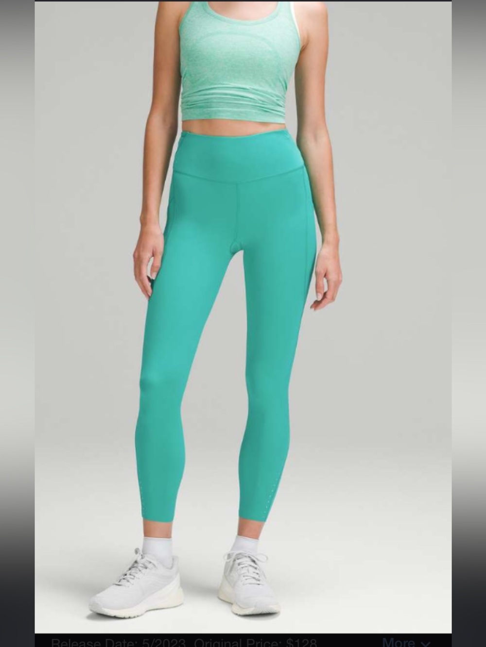 LULULEMON Fast and Free High-Rise Tight 25” 5 Pockets - Kelly Green